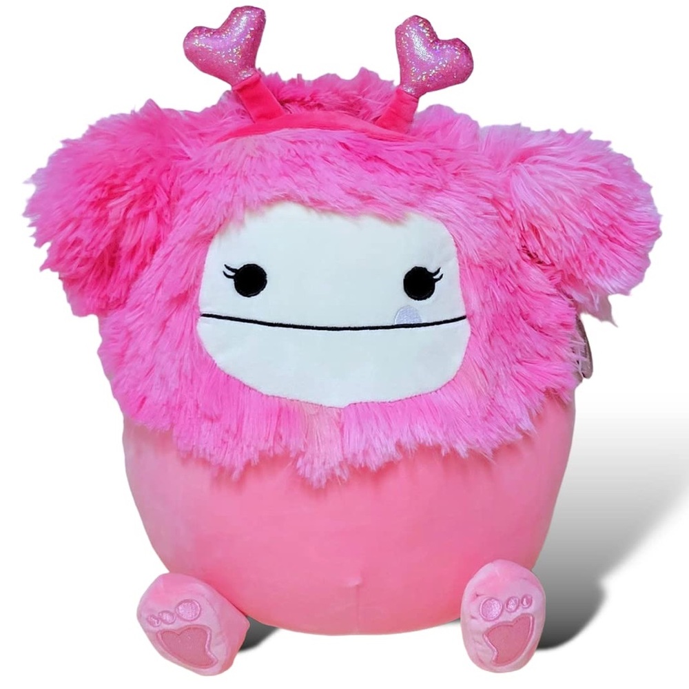 Squishmallows Official Kellytoy 11 Inch Caparinne Bigfoot Plush 2023 Valentine’s